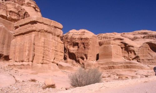 JORDANIA / pd-zach Jordania /  Petra / w drodze do wwozu