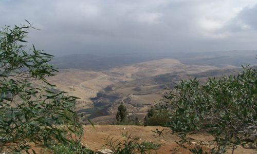 Zdjecie JORDANIA / zachodnia Jordania / Gra Nebo / widok z Gry Nebo