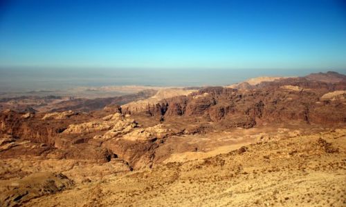 JORDANIA / Petra / droga do Petry / kanion