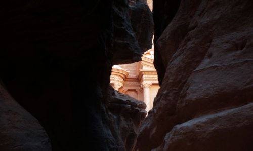Zdjecie JORDANIA / Petra / Skarbiec / sezamie, otworz sie 