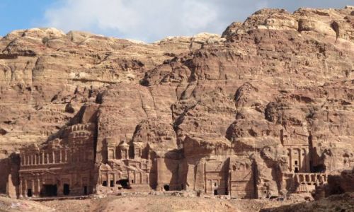 JORDANIA / Petra / Staroytne miasto / grobowce Petry