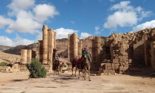 Zdjęcie JORDANIA / Petra / dolina Petry  / Jak w dawnych czasach