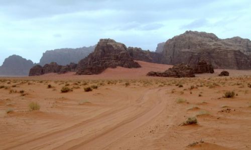 Zdjęcie JORDANIA / Wadi Rum / Dolina Wadi Rum / Bezdroża