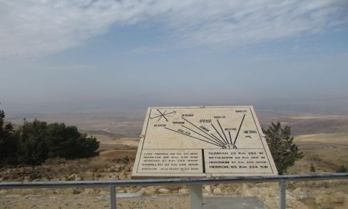 Zdjecie JORDANIA / Ok Ammanu / Góra Nebo /  Widok z Góry Nebo