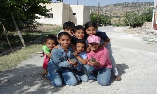 Zdjecie JORDANIA / brak / Iraq al Amir / dzieciaki