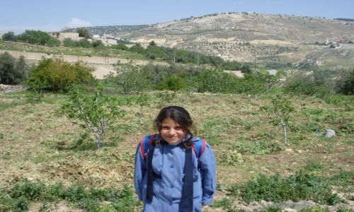 Zdjecie JORDANIA / brak / Iraq al Amir / uczennica
