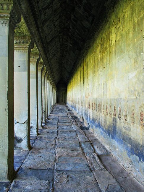 Zdjęcia: kompleks świątynny, Angkor Wat, Świątynne korytarze, KAMBODżA Zdjęcia: kompleks świątynny, Angkor Wat, Świątynne korytarze, KAMBODżA