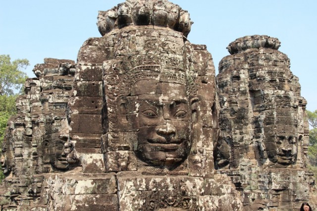 Zdj cia: Angkor, Siem Reap, Gowy w Bajon, KAMBODA