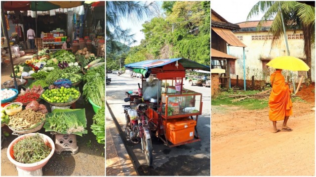 Zdj cia: targ w Pursat/Kep/okolice Kampotu, Kamboda, Z ycia codziennego w Kambody, KAMBODA