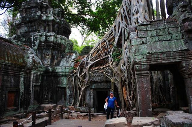 Zdjęcia: Siem Reap, autoportret w Angkor Wat, KAMBODżA Zdjęcia: Siem Reap, autoportret w Angkor Wat, KAMBODżA