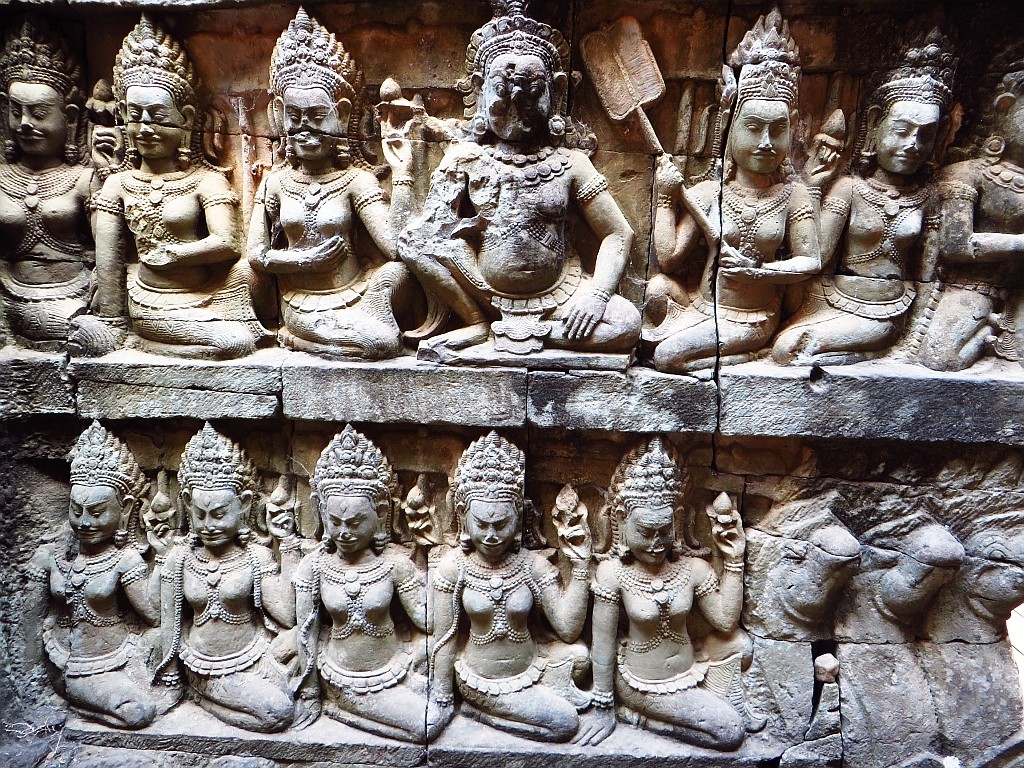 Zdjęcia: okolice Siem Reap, Angkor, taras Trędowatego Króla, KAMBODżA Zdjęcia: okolice Siem Reap, Angkor, taras Trędowatego Króla, KAMBODżA