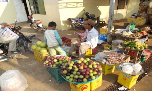 Zdjęcie KAMBODżA / - / Delta Mekongu  Targ / Kambodża