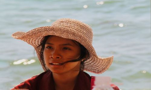 Zdjcie KAMBODA / Sihanaukville / Otres Beach / Dziewczyna