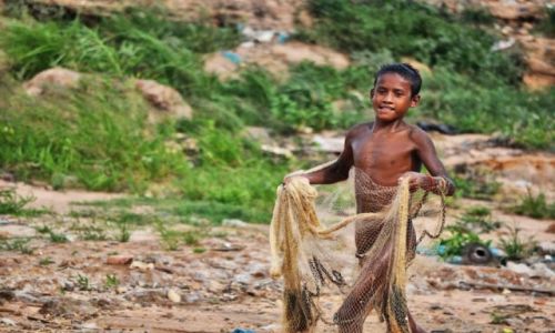 Zdjecie KAMBODA / - / wioska na tonle sap / ***