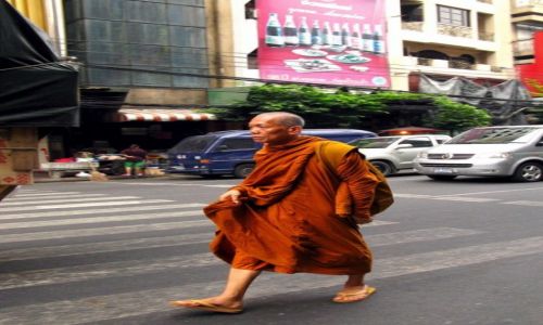 Zdjecie KAMBODA / Siem Reap / miasto / Ze stoickim spokojem...
