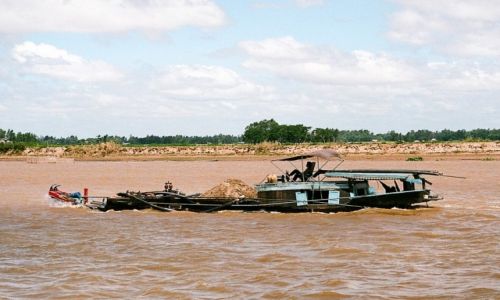 Zdjęcie KAMBODżA / - / Mekong / Piękna łódka