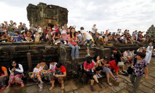 Zdjecie KAMBODA / Kambodza / Siem Reap / Zachd w Angkorze