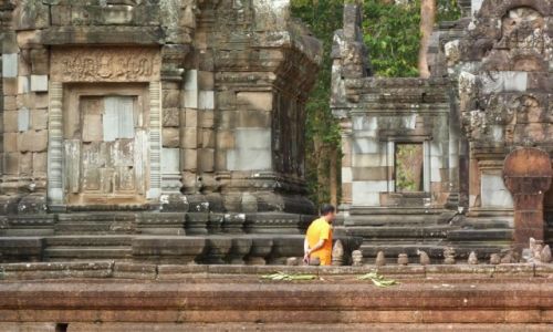 Zdjcie KAMBODA / Siem Reap / Angkor / Wok Angkor Wat