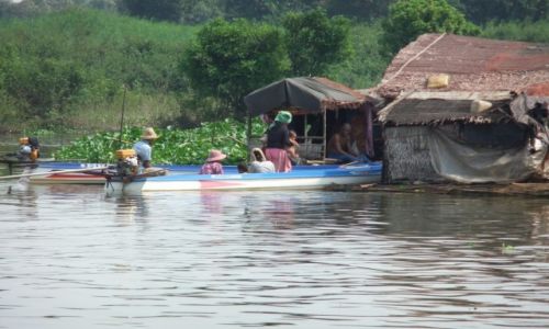 Zdjecie KAMBODA / Tonle Sap / Tonle Sap / Pywajce wioski