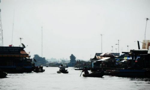 Zdjcie KAMBODA / Krong battambang / gdzies niedaleko / Wodna wioska 2
