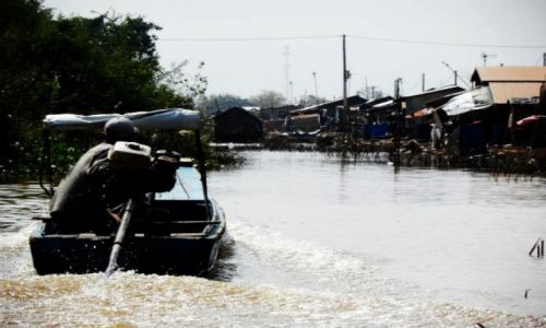 Zdjcie KAMBODA / Krong battambang / nieopodal / Wodna wioska 5