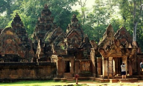 Zdjecie KAMBODA / - / witynie Angkor Wat / Urokliwe miejsce