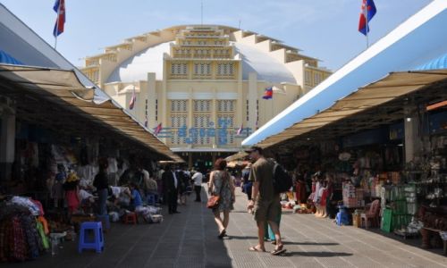 Zdjecie KAMBODA / Phnom Penh / centrrum Phnom Penh / Psar Thmei czyli bazar centralny