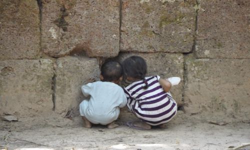 Zdjecie KAMBODA / Siem Rep / Angkor Wat / Podgldacze