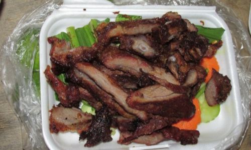 Zdjęcie KAMBODżA / Takeo / Angkor Borei / Psi takeaway