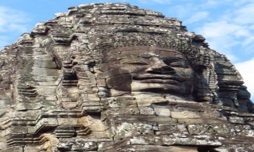 Zdjcie KAMBODA / Angkor / Angkor Thom / witynia Bayon