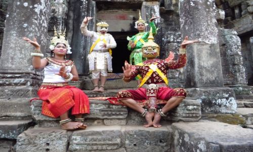 Zdjcie KAMBODA / Angkor / Angkor Thom / witynia Bayon