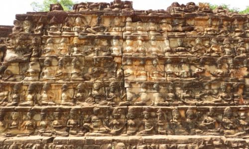 Zdjecie KAMBODA / Angkor / Angkor Thom / Taras Trdowatego Krla