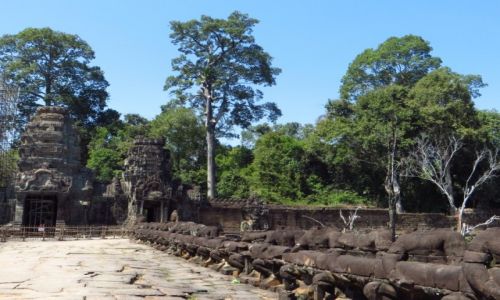 Zdjcie KAMBODA / Angkor / okolice Siem Reap / witynia Prah Khan