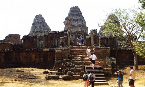 Zdjcie KAMBODA / Angkor / okolice Siem Reap / witynia Mebon Wschodni