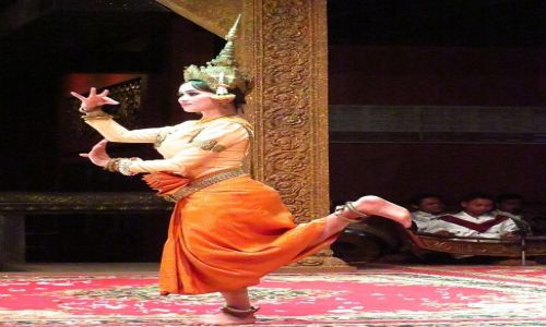 Zdjcie KAMBODA / Angkor / Siem Reap / wystp folklorystyczny