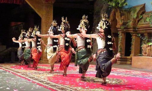 Zdjcie KAMBODA / Angkor / Siem Reap / wystp folklorystyczny