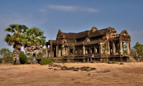 Zdjcie KAMBODA / Siem Reap / Angkor / Biblioteka w Angkor Wat