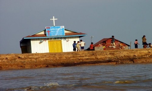Zdjecie KAMBODA / Siem Reap / Lonle Sap / Kociek