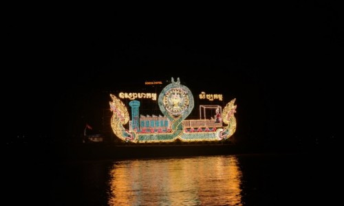 Zdjecie KAMBODA / Phnom Penh / Phnom Penh Mekong River / Water Festival