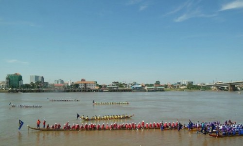 Zdjecie KAMBODA / Phnom Penh / Phnom Penh Mekong River / Water Festival
