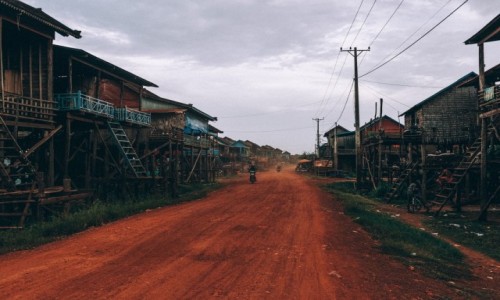 Zdjecie KAMBODA / - / Tonle Sap / Wioska Tonle Sap