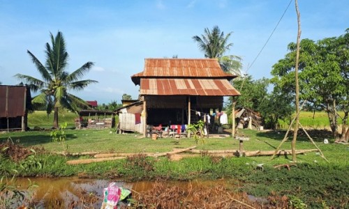 KAMBODA / okolice Kampotu / okolice Kampotu / Kambodaska wie