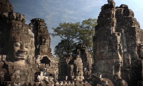 Zdjecie KAMBODżA / Siem Reap / Angkor światynia Bayon / ***