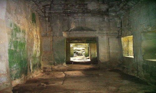 Zdjecie KAMBODA / zesp witynny Angkor Wat / wiatynia Bayon / perspektywa w Bayon