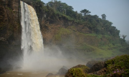 Zdjcie KAMERUN / Prowincja Zachodnia / Bafang / Wodospad Ekom-Nkom