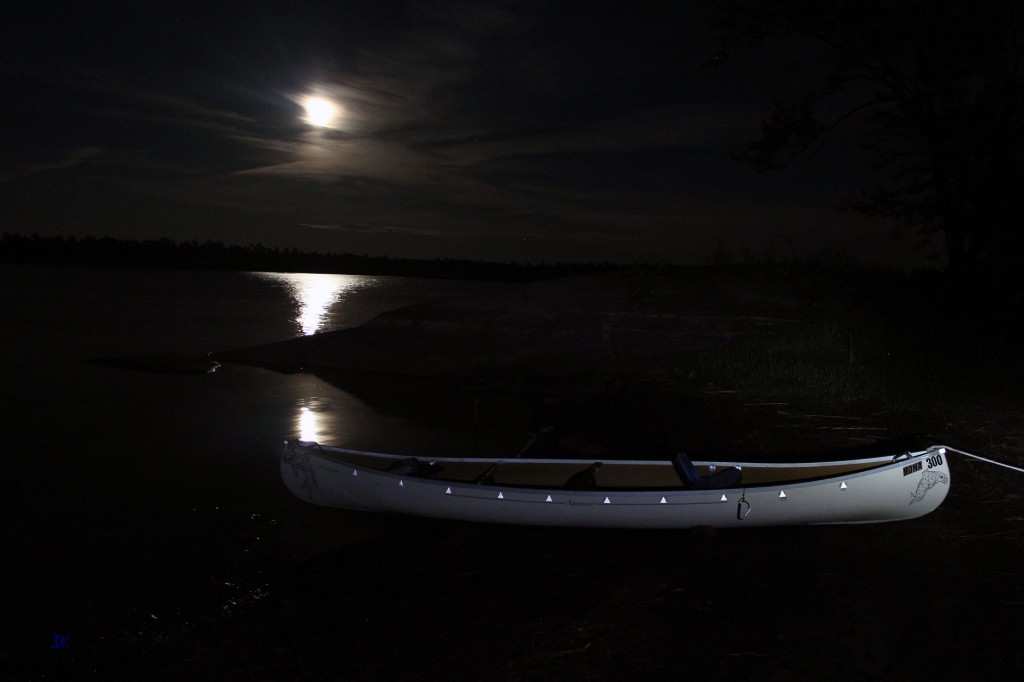 Zdjęcia: Rzeka French River, Ontario, Kanu nocą, KANADA Zdjęcia: Rzeka French River, Ontario, Kanu nocą, KANADA
