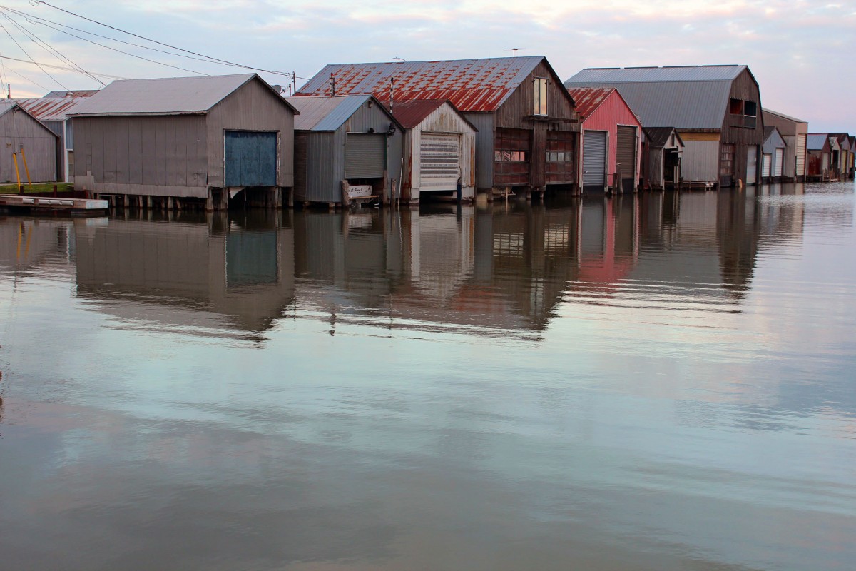 Zdjęcia: Port Rowan, Ontario, Hangary dla łodzi (boathouses), KANADA Zdjęcia: Port Rowan, Ontario, Hangary dla łodzi (boathouses), KANADA