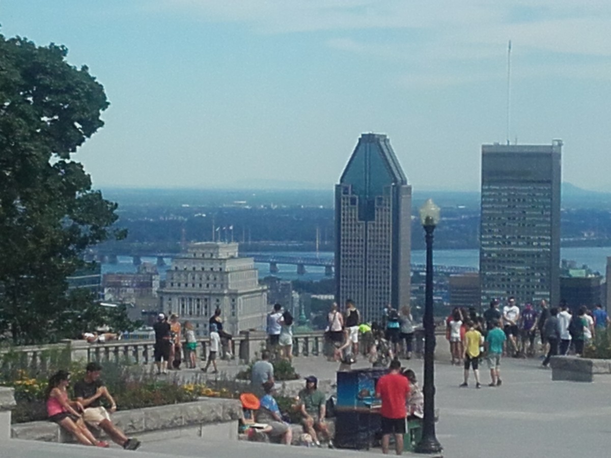 Zdjęcia: Montreal, Quebec, Widok z wzgórza Mont Real, KANADA Zdjęcia: Montreal, Quebec, Widok z wzgórza Mont Real, KANADA