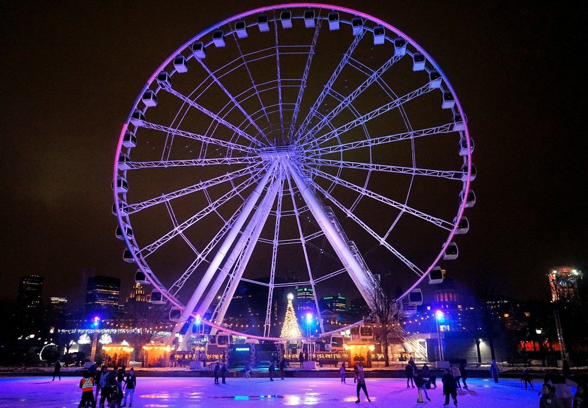 Zdjęcia: Montreal, Quebec, Old Port Skating Rink, KANADA Zdjęcia: Montreal, Quebec, Old Port Skating Rink, KANADA