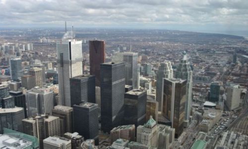 Zdjęcie KANADA / Ontario / Toronto / widok Toronto z wieży TV